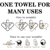 2PC/Set Baby Swaddle Blanket Bedding Soft Cotton Muslin Receive Blankets for Newborn Baby Wrap Stroller Cover Babies Acceesories