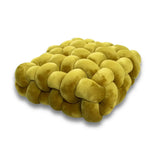Square Knot Stuffed Cushion Nordic Aesthetic Pillow Decorative Plush Pillow Office Sleeping Floor Windowsill Back Cushion Decor
