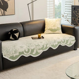 Irregular Sofa Covers Protector, 2 Seater, Chenille couch slipcover, Non Slip, Chair Furniture Protector, for All Season