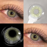 1 Pair Color Contact Lenses for Eyes Color Eye Lens Blue Eye Lenses Brown Lenses Gray Pupils Lens Yearly Green Contacts