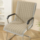 Milk Velvet Integrated Chair Cushion Household Dining Chair Cushion Comfortable Stool Covers for Prolonged Sitting in The Office