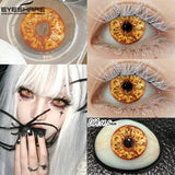 New Vampire Red Lens for Eyes Halloween Colored Contact Lenses Demon Cosplay Wihite Softlens Anime Party Makeup Lenses