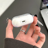 Transparet Cherry Smile Silicone Case For AirPods 4 2024 Earphone Cover for Apple Airpod Pro 1 2 3 4th Gen Protective Case Hook