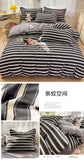 100% Cotton Bedding Set Soft Skin-friendly Four Piece Set Single Couple Flower Printed Comforter Duvet Cover Set for Adults Kids