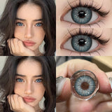 Natural Color Contact Lenses for Eyes Korean Contacts Gray Lenses Fashion Lenses Blue Eyes Fashion Contacts Lenses