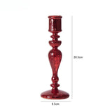 Floriddle Taper Candle Holders Glass Candlesticks for Home Decor Wedding Decoration Candle Holder Candle Stick Holder