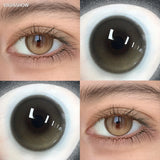 Colored Contact Lenses Power Urban Layer Natural Eye Beauty Lens for Women Daily Makeup