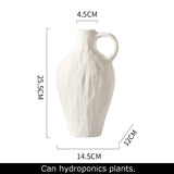 Art Black Spotted Ceramic Vase Flower Pots Decorative Arrangement Desk Decoration Ornaments Crafts Floral Vases