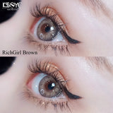 1pair RichGirl WildCat Eye Color Contact Lens Eye Color Cosmetic Contact Lenses Color Contact Lens