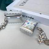 Candy Sweet Colorful Love Heart Electroplate Bluetooth Earphone Case for Apple AirPods 1 2 3 Pro 2 4 ANC AirPod Cover Pendant
