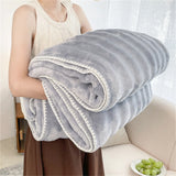 Throw Blankets for Couch Gift for Girls Women Comfortable Plush Cozy Faux Rabbit Fur Warm Fleece Soft Sofa Cover Blanket Camping