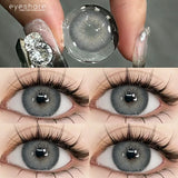 Natural Color Lens Eyes 2pcs Color Contact Lenses For Eye Blue Beauty Contact Lenses Eye Yearly Cosmetic Color Lens