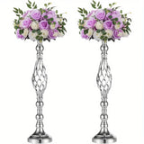 Ikeehome  2/10 Piece Metal Vase Set, Wedding Party, Birthday Party, Christmas and Halloween Decoration