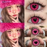 Cosplay Contact Lenses Cosmetics Blue Lens Eye Color Lenses Sharingan Halloween Makeup Red Lenses White Lenses Yellow Lens