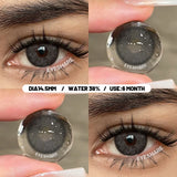 New 1Pair Blue Eyes Contact Colored Contact Lenses Gray Brown Colorful Beautiful Pupils Green Eyes Contact 6 Months Use