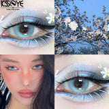 Korea Color Contact Lens 2Pcs Hot Sale Myopia Lenses Degree Natural Fashion Contact Lenses Green Pink Soft Lens Yearly