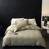 600TC Egyptian Cotton Vintage Jacquard Luxury Bedding Set Single Queen King Size Duvet Cover Flat/Fitted Sheet Pillowcase 3/4Pcs