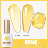 10ml Blossoming Gel Nail Polish Clear Watercolor Spreading Effect Functional Gel Easy To Apply Nail Art Design Home