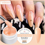20ml Nude Pink Nail Extension Gel – UV/LED Soak-Off Builder Gel for Professional French Manicure