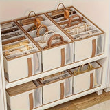 1-Pack Clear Organizer Box - Dustproof, Space-Saving Storage for Closet, Bathroom, Entryway - Heavy-Duty Plastic Construction