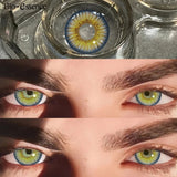 1 Pair Color Contact Lenses Fashion Cosmetic High Quality Blue Lenses Green Contact Cosmetic Lens