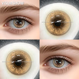 Colored Contact Lenses Power Urban Layer Natural Eye Beauty Lens for Women Daily Makeup