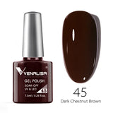 Nail Gel Polish 7.5ml HEMA/TPO FREE Red Sparkle Sequin Gel Nails Beautiful Semi Permanent Soak Off UV LED Gel Polish