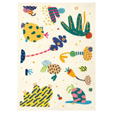 Graffiti Children's Bedroom Carpet Cartoon Cute Girl Carpet Baby Crawling Mat Creative Interesting Decoration Rug Plush Soft Rug