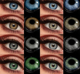 1pair New Colored Contact Lenses for Eyes Natural Eye Contact Blue Eyes Lenses Korean Gray Contacts Yearly Green Pupils