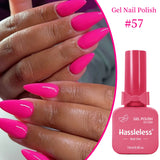 Single-use gel nail polish, 15ml each, requires LED lighting, solid color, a must-have for manicures | Vibrant nail colors | Nai