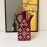 American Oil Pot Household Style Ceramic Bottle Chili Bottle Soy Sauce Vinegar Olive Oil Storage Container Kitchen Accessories