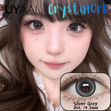 Black Hydrogel Circle Lenses for Dolly Eye Effect, 14.5mm Diameter for Big Sparkling Eyes, Hydrating & Age-Diminishing
