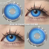 1Pair Hallowee Contact Lenses for Eyes Cosplay Lenses Anime Lenses Anime Accessories Lenses Purple Lenses Pink Eye Lens