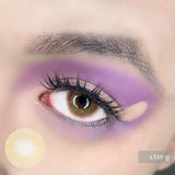 Contact Lenses Sheer W-10 Qq Colored Contacts Natural Eye Look Bright Sweet Eyes Soft Yearly Contact Lenses