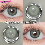 1 Pair Yearly Beauty Fashion Lenses Colored Contact Lenses for Eyes Blue Eyes Lenses Natural  Gray Lens Brown Lens