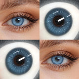 Eye Eyes Color Contacts Colored Contact Lenses Lens Cosmetics Beauty Blue Green 14.5mm 2Pcs 6 Months Half Year Use