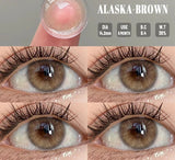 1 Pair Colored Contact Lenses for Eyes Natural Fashion Lenses Gray Beauty Pupils Blue Eye Lenses Cosmetics Soft Lenses