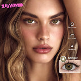 NEW Series Colored Contacts 2Pcs Green Contact Lenses Black/Brown/Blue Contacts Lens Yearly for Party Daily Makeup