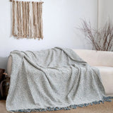 Cozy Luxury Waffle Blanket Throw Warm Soft Home Decoration Cover Aesthetics Shawl Blanket Knitted Bedspread Homestay Sofa Cover