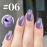 12ml 1-16pcs Autumn Nails New Clear Pink Glass Bead Moonlight Magnet Cat Eye Gel Nail Polish Whitening Nail Supplies