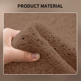 Modern Geometric Wire Loop Door Mat Water Absorbent Dirt Trapper Non-slip Rug for Home Entrance & Hallway
