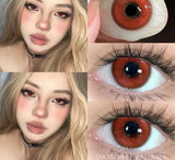 1Pair Korean High Quality Lenses Color Contact Lenses for Eyes Purple Lenses Blue Eye Lens Soft Cosmetic Brown Contacts