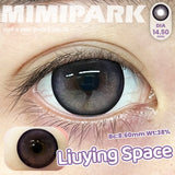 2pcs Half-Year Colored Contacts 14.5mm Glossy Natural Style for Daily Wear Cosplay High Moisture Lenses