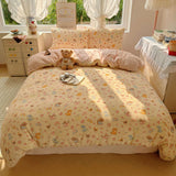 New Style of Light and Fresh Thickened High-weight Milk Fleece Quilt Cover  Autumn and Winter Warm Duvet Covers