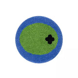 Tufting Seat Mat Soft Round Square Floral Splash Firework Floor Chair Sofa Cushion Pad Home Office Chic Cozy Decor 40x40cm