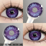 1 Pair Purple Lenses for Eyes Color Contacts Lens Anime Pink Lenses Blue Pupils for Eyes Y2K Lenses for Natural Eyes