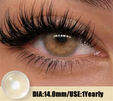 Fashion Colorful Eyes Contacts Colored Contact Lenses Yearly Blue Gray Beauty Pupils Brown Makeup Eyes Lenses 2pcs/pair