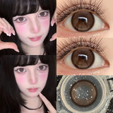 1 Pair New Product Color Contacts Lenses Fashion Soft With Degree Lenses Beauty Pupil Makeup Fast Shiping Year