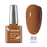 Nail Gel Polish 7.5ml HEMA/TPO FREE Red Sparkle Sequin Gel Nails Beautiful Semi Permanent Soak Off UV LED Gel Polish