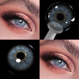 14.2mm Cleopatra Green Colored Contact Lenses Half Yearly Disposable Blue Brown Natural Soft Lens for Daily Eye Makeup